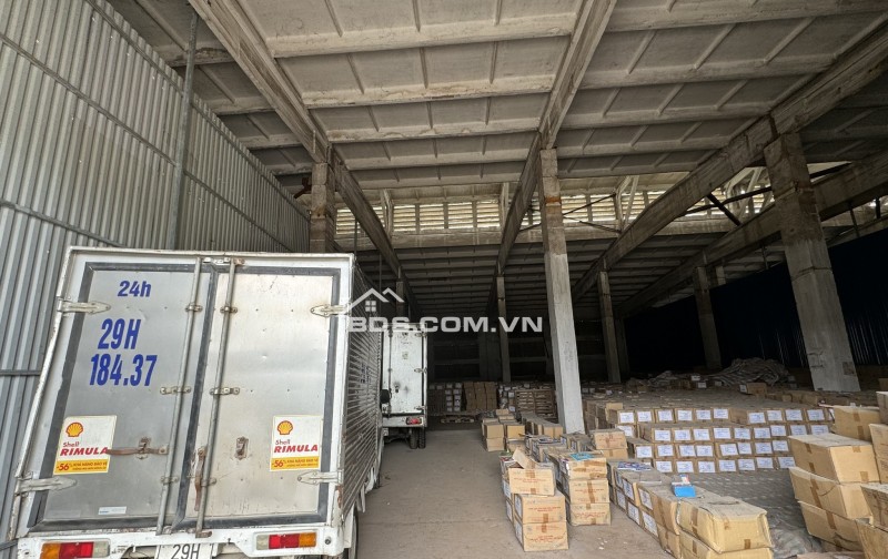 CHO THUÊ KHO BẮC TỪ LIÊM Diện tích 526m2 có sẵn, 620m2 ngày 18/6 có thể vào